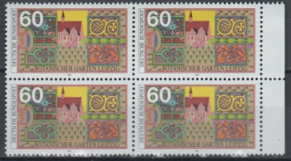 BRD 1622 Viererblock ** - 1992